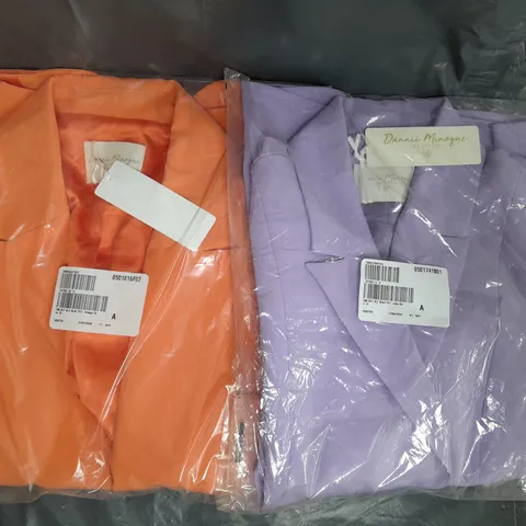 BOX OF APPROXIMATELY 10 ASSORTED DANNII MINOGUE BLAZERS IN VARIOUS COLOURS AND SIZES