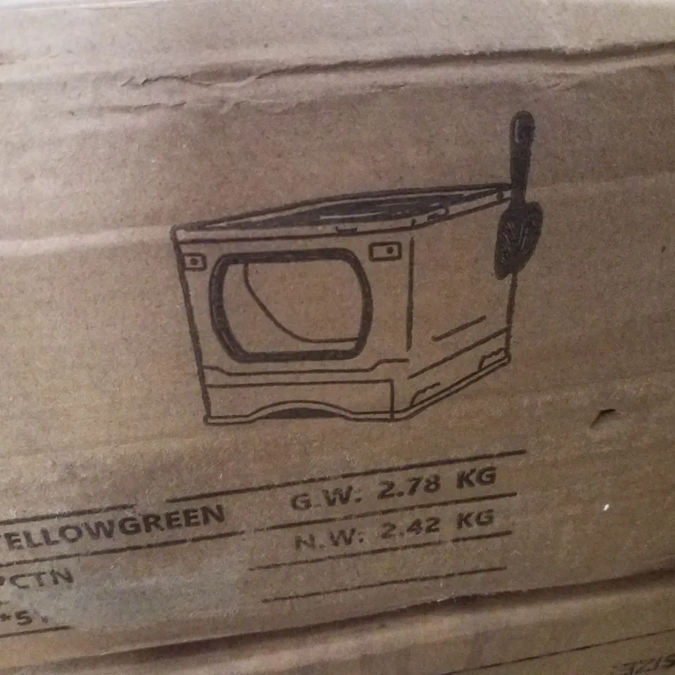 BOXED TIEKER LITTER BOX - YELLOWGREEN