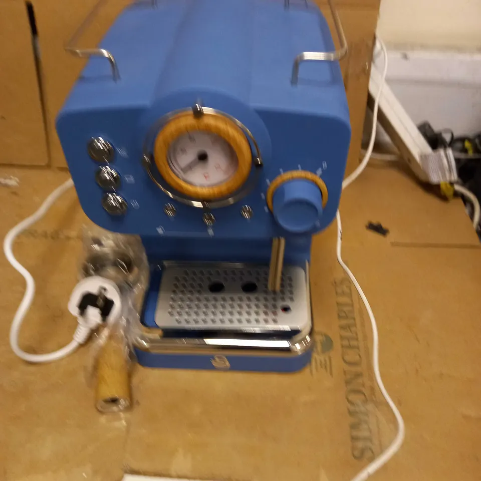 SWAN ESPRESSO COFFEE MAKER - SPRUCE BLUE