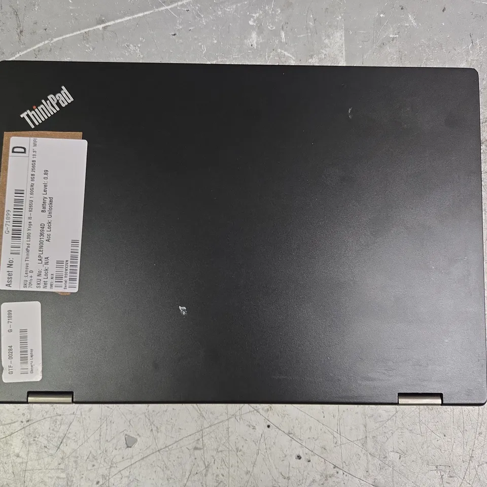 LENOVO L390 YOGA THINKPAD LAPTOP IN BLACK
