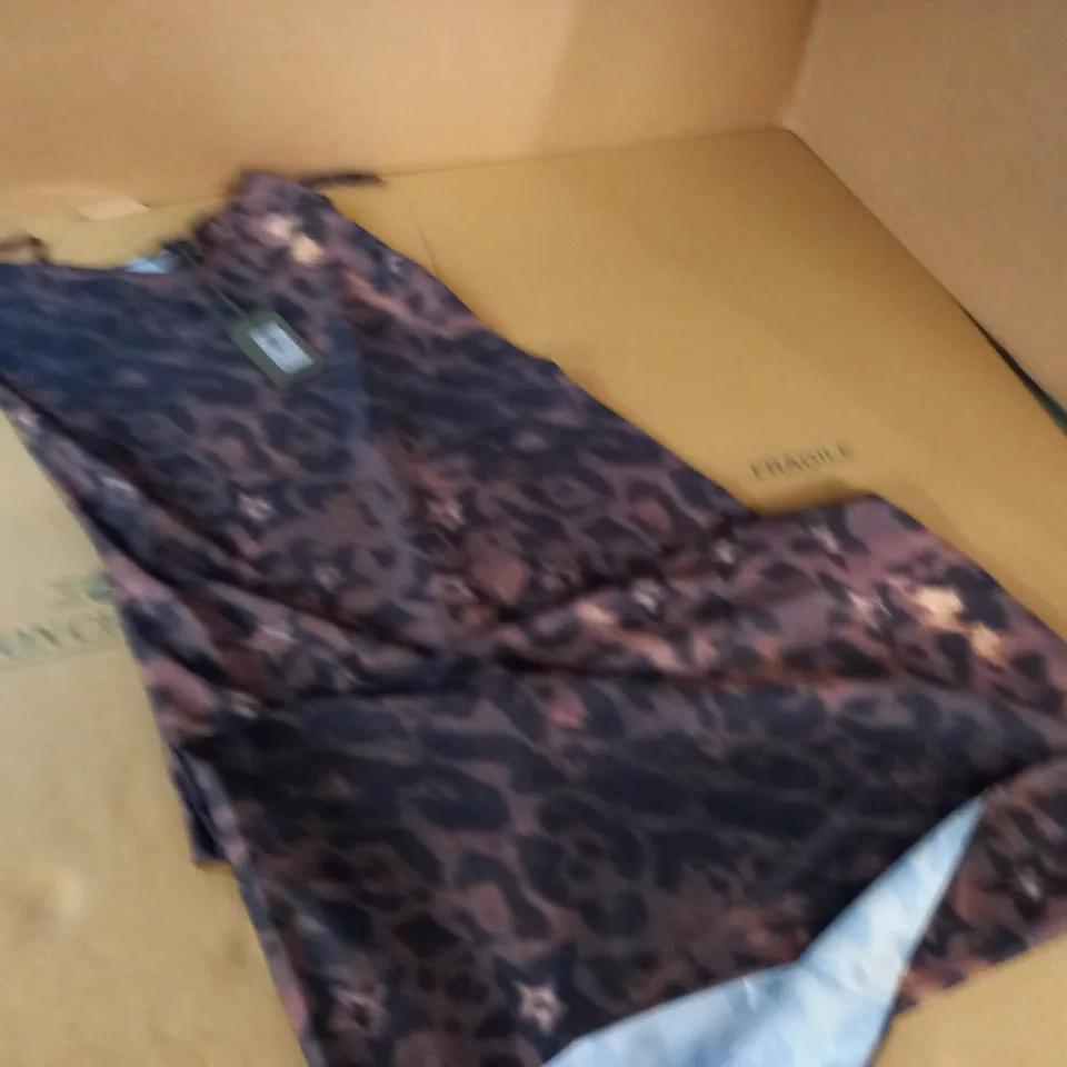 ALL SAINTS TIANA CELIA SLIP DRESS IN CONKER BROWN - 8