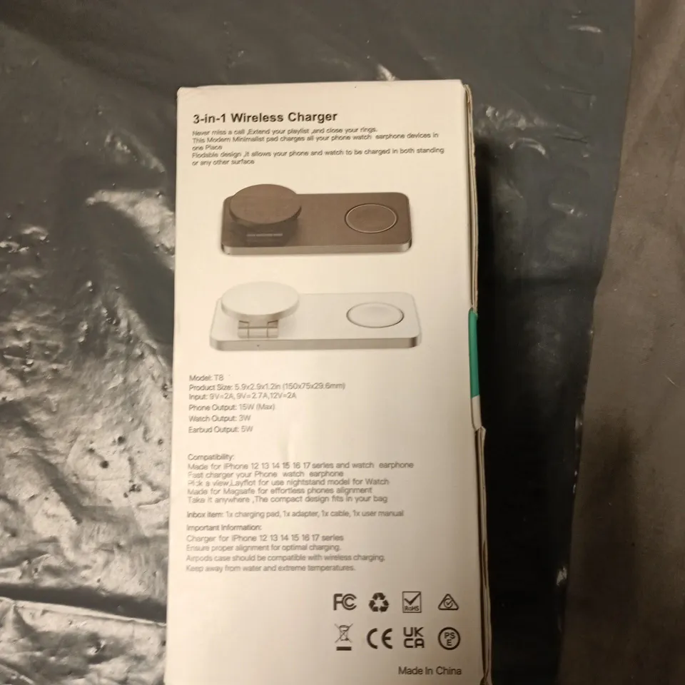 3-IN-1 WIRELESS CHARGER DOCK –