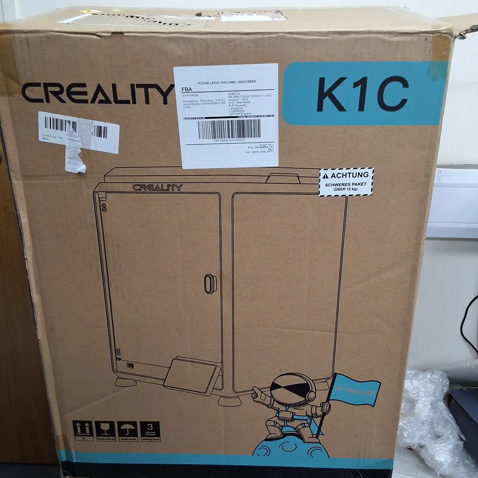BOXED CREALITY K1C 3D PRINTER