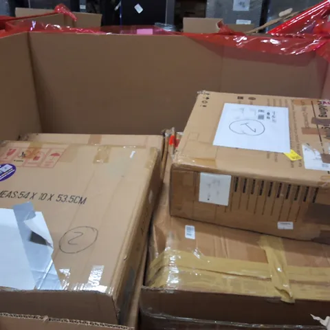 PALLET OF ASSORTED HOUSEHOLD GOODS AND PRODUCTS TO INCLUDE;COLD PRESS JUICER,FOLDING WAGON,STEAM CLEANER