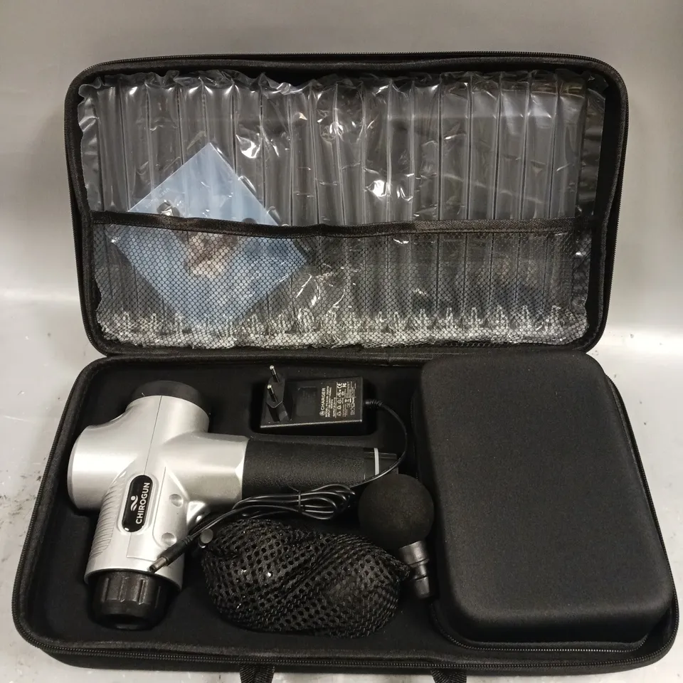 BOXED CHIROGUN PERCUSSION MASSAGE GUN 