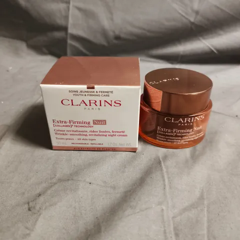 CLARINS EXTRA-FIRMING NUIT NIGHT CREAM β 50 ML β BOXED