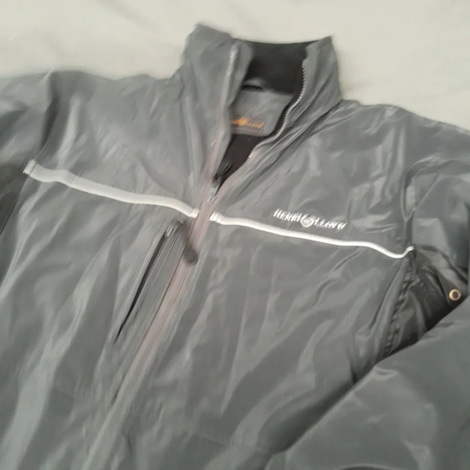 HENRI LLOYD ZIPPED WATERPROOF COAT SIZE UNSPECIFIED