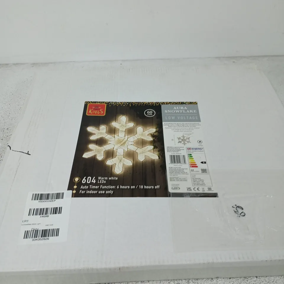 AURA SNOWFLAKE OUTDOOR CHRISTMAS LIGHT - 60 CM