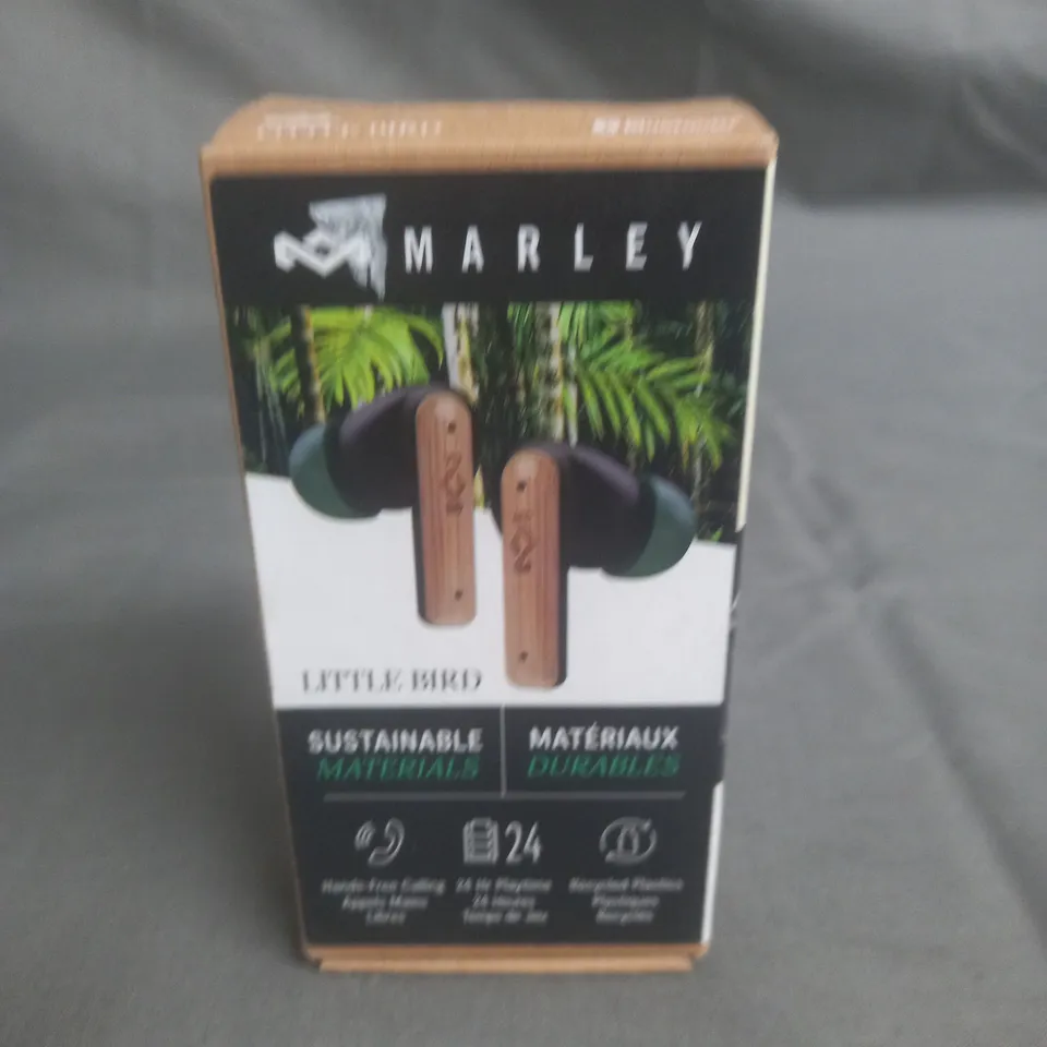 BOXED MARLEY LITTLE BIRD WIRELESS EARPHONES