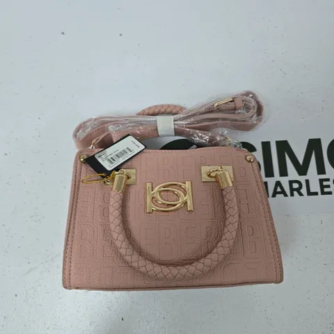 BEBE ALEXANDRA SMALL SATCHEL – BLUSH PINK