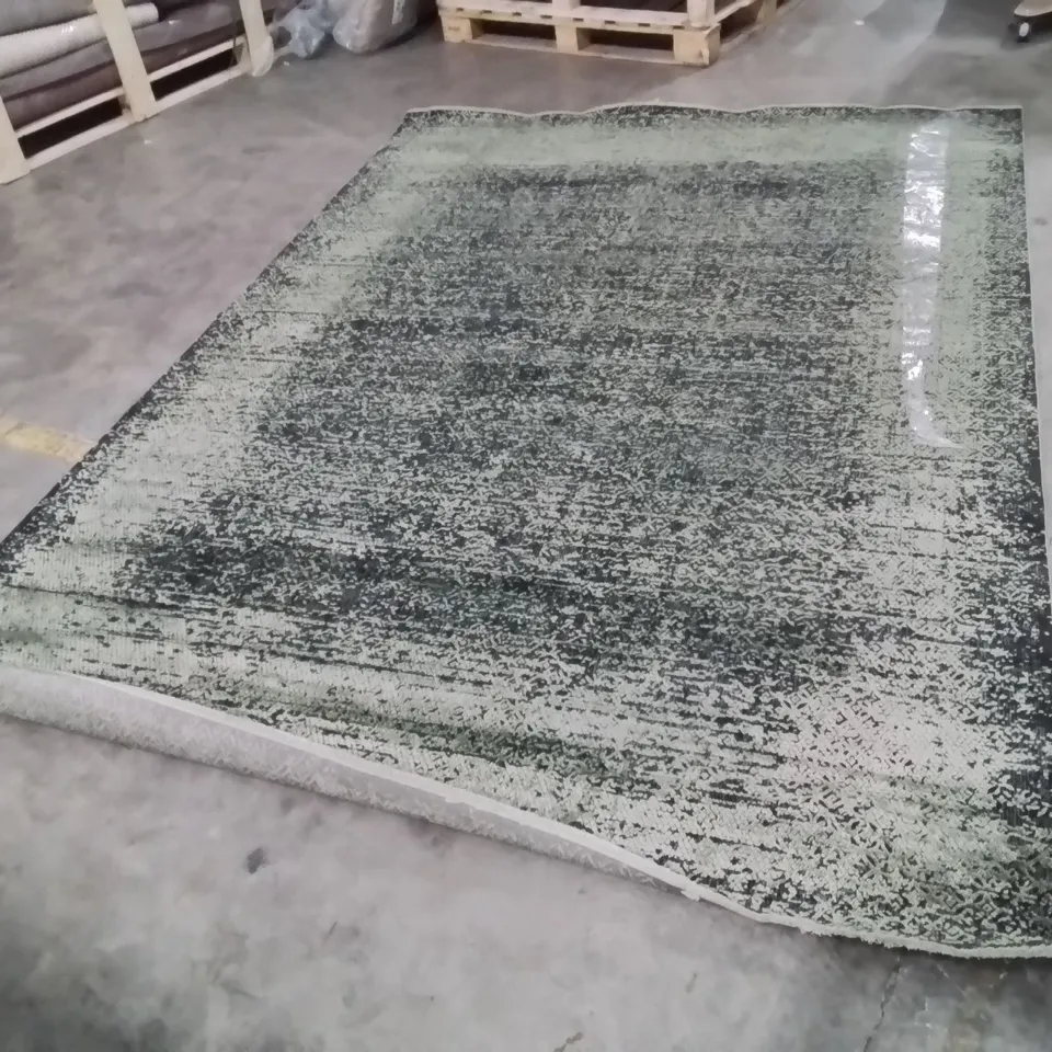 ALINNE ABSTRACT GREEN AREA RUG 280X200CM