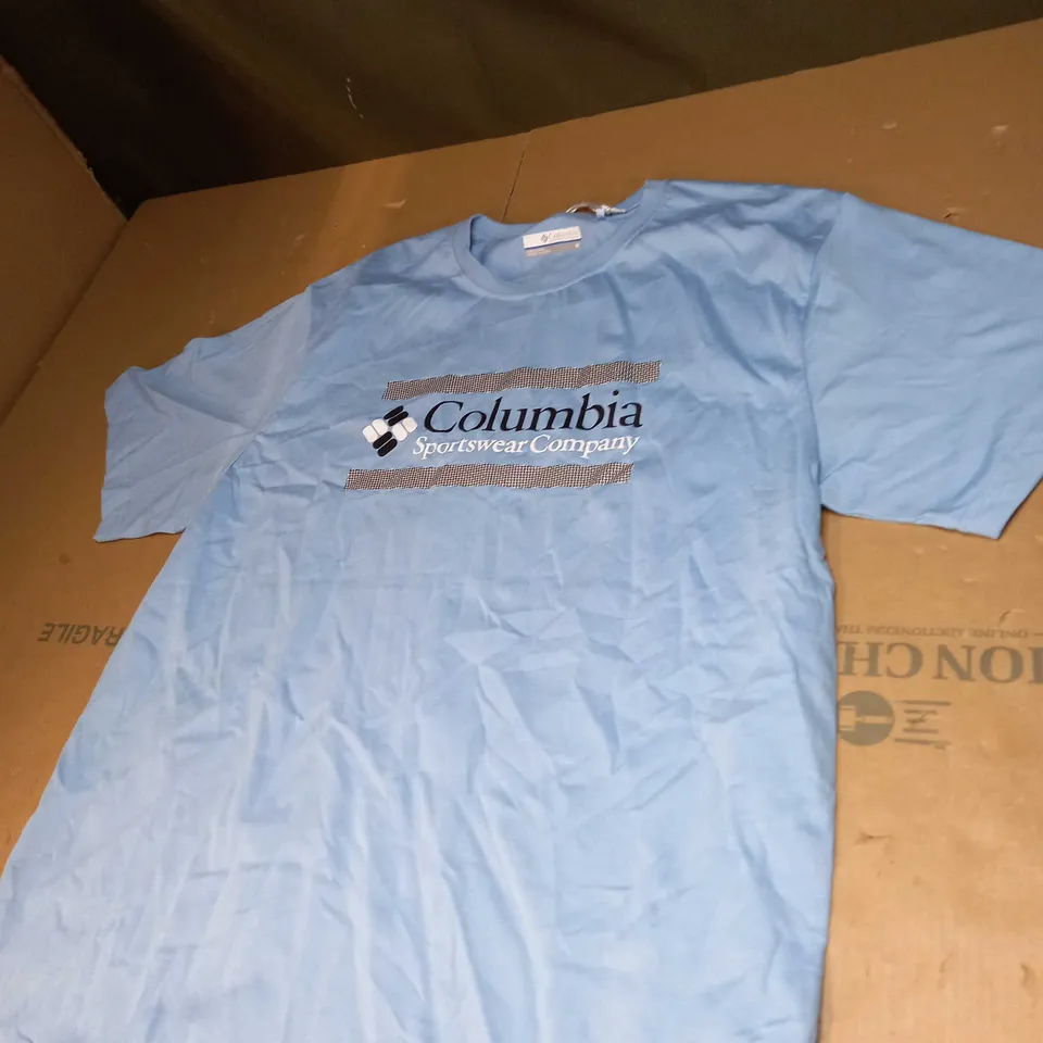 COLUMBIA LOGO T-SHIRT SIZE M