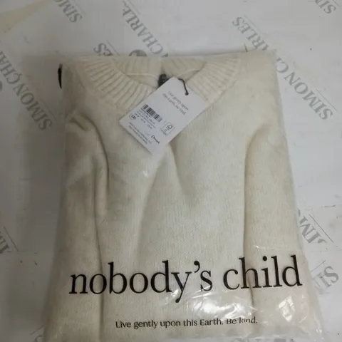 BAGGED NOBODYS CHILD KNITTED MAXI COSY DRESS SIZE M