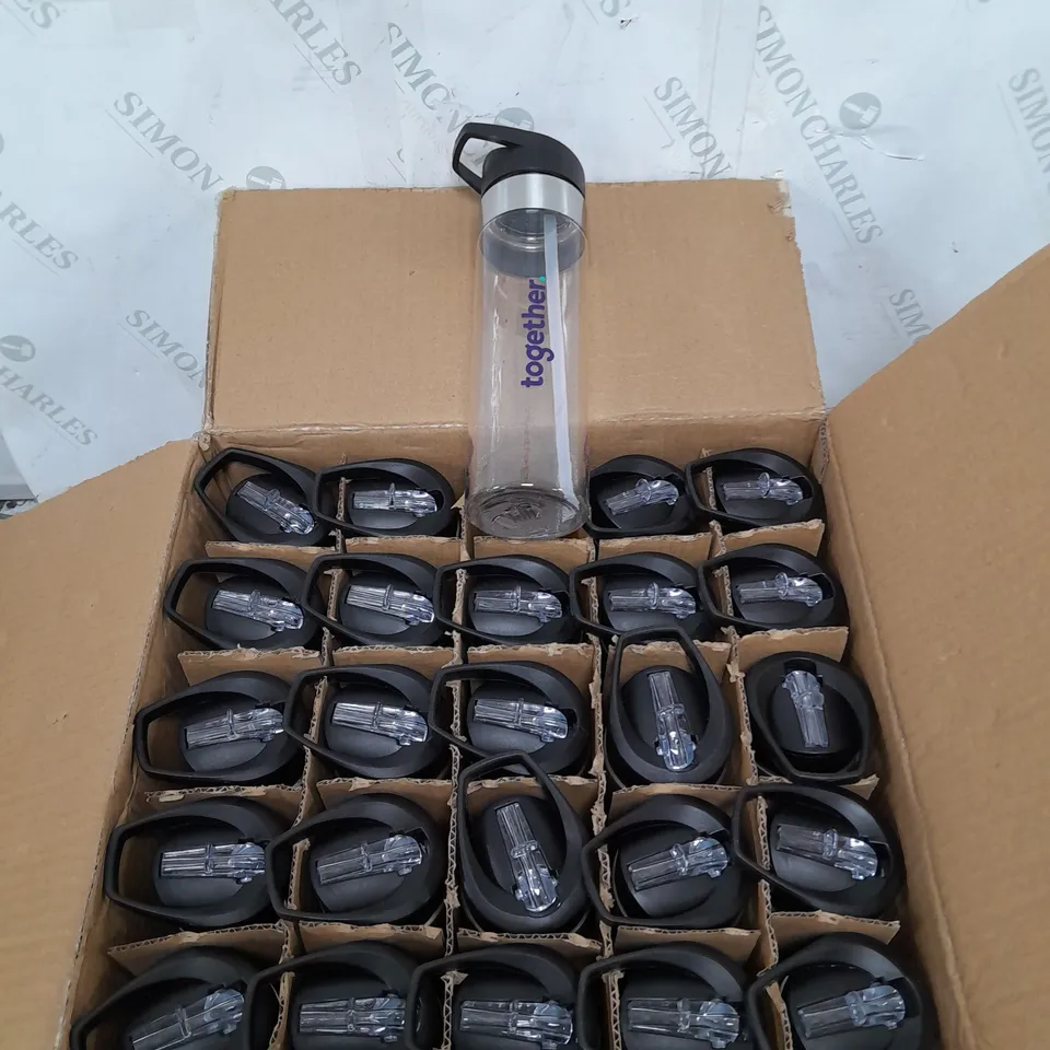 25 TOGETHER CLEAR WATER BOTTLES 