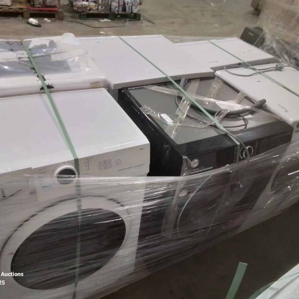 PALLET OF APPROXIMATELY 6 UNPROCESSED RAW RETURN WHITE GOODS TO INCLUDE;