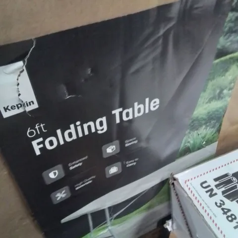 BOXED KEPLIN 6FT FOLDING TABLE 