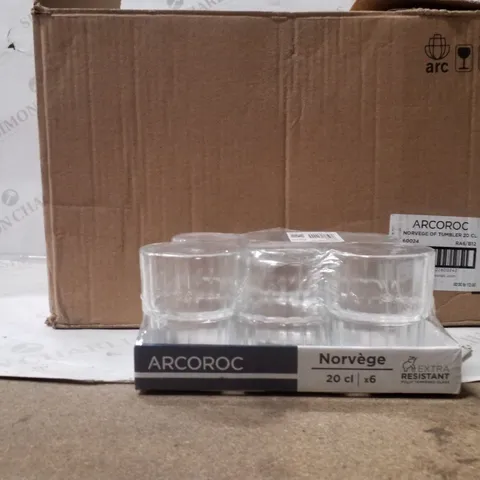 BOXED APPROXIMATELY 60 NORVEGE OF TUMBLER