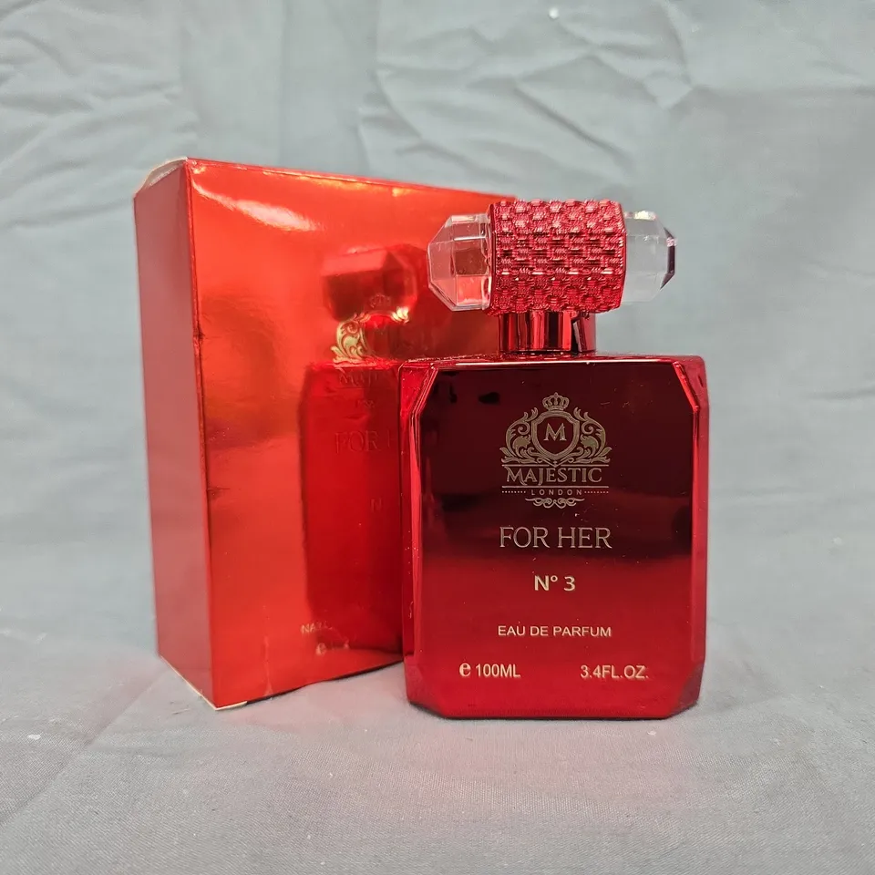 MAJESTIC LONDON FOR HER NO. 3 EAU DE PARFUM – 100ML, BOXED
