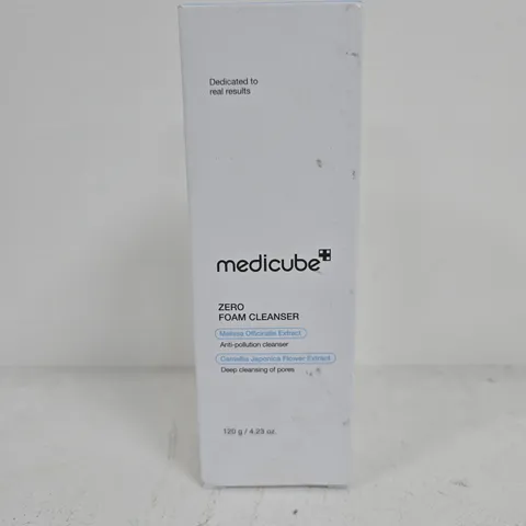 BOXED AND SEALED MEDICUBE ZERO FOAM CLEANSER (120G)