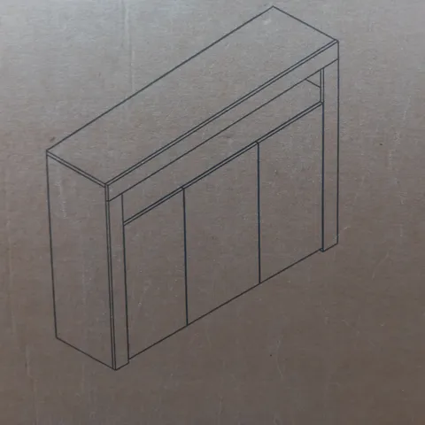 BOXED UNBRANDED CABINET IN WHITE - COLLECTION ONLY
