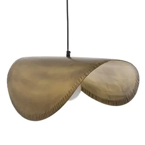 BOXED SILVER ALUMINIUM CEILING LAMP