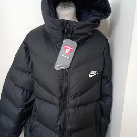 NIKE PUFFER COAT WITH HOOD SIZE XL