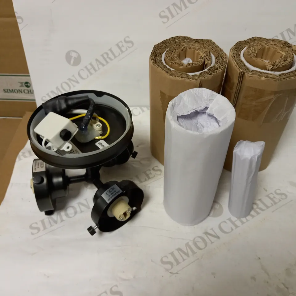 RESTORATION GLASS 3-LIGHT BATHROOM SEMI-FLUSH LIGHT