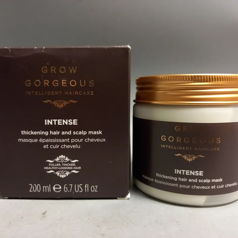 BOXED GROW GORGEOUS INTENSE THICKENING HAIR AND SCALP MASK 200 ML
