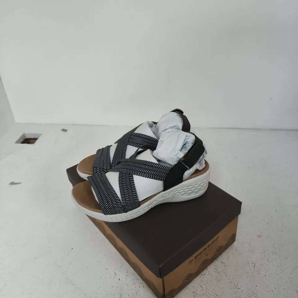 DUNLOP TRISH DLP169 CHARCOAL SANDALS – UK 4