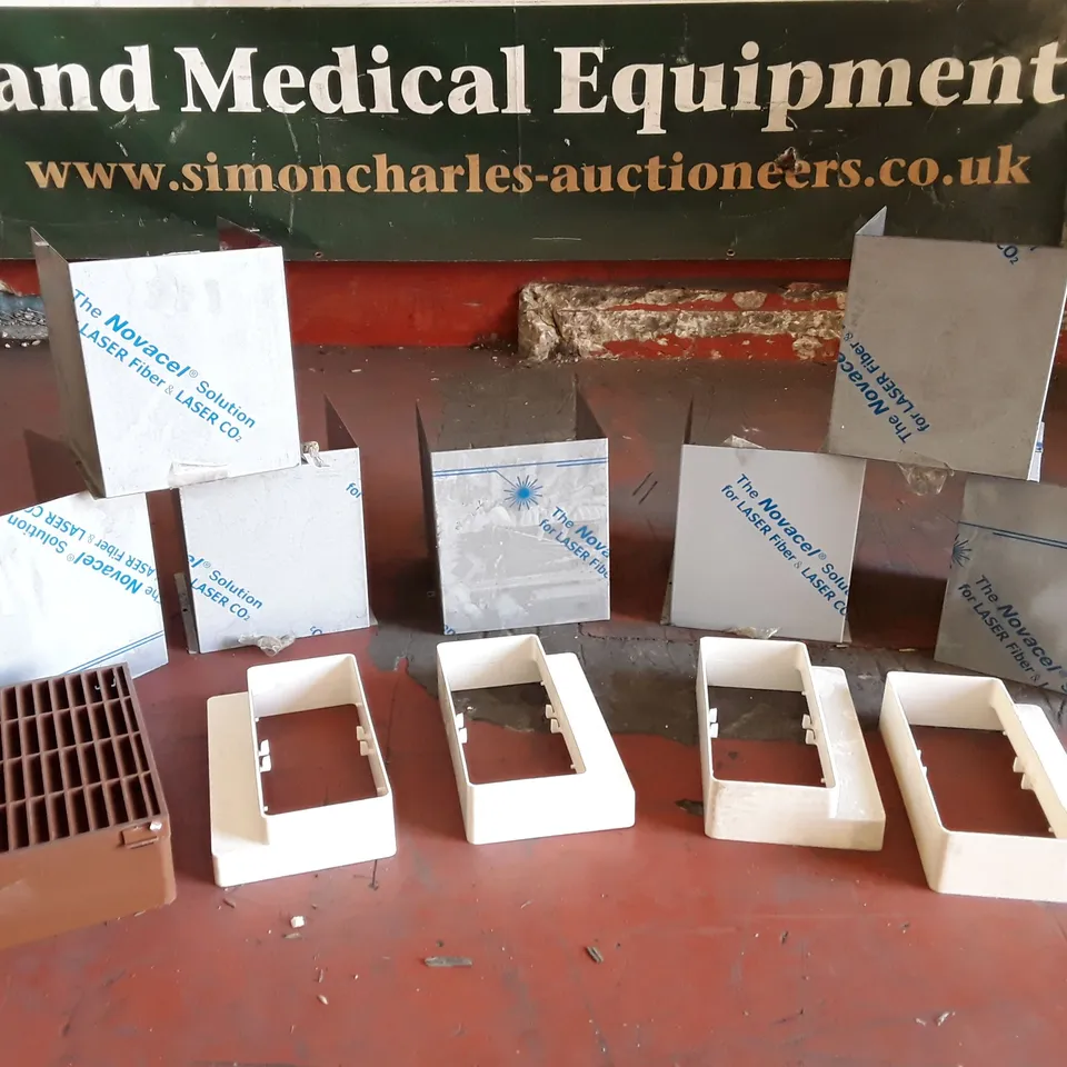 BOX CONTAINING ASSORTED EXTRACTOR FITTINGS