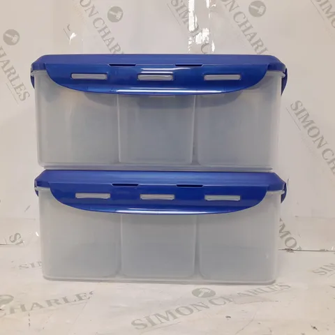 BOXED LOCK & LOCK STORAGE CONTAINERS IN BLUE