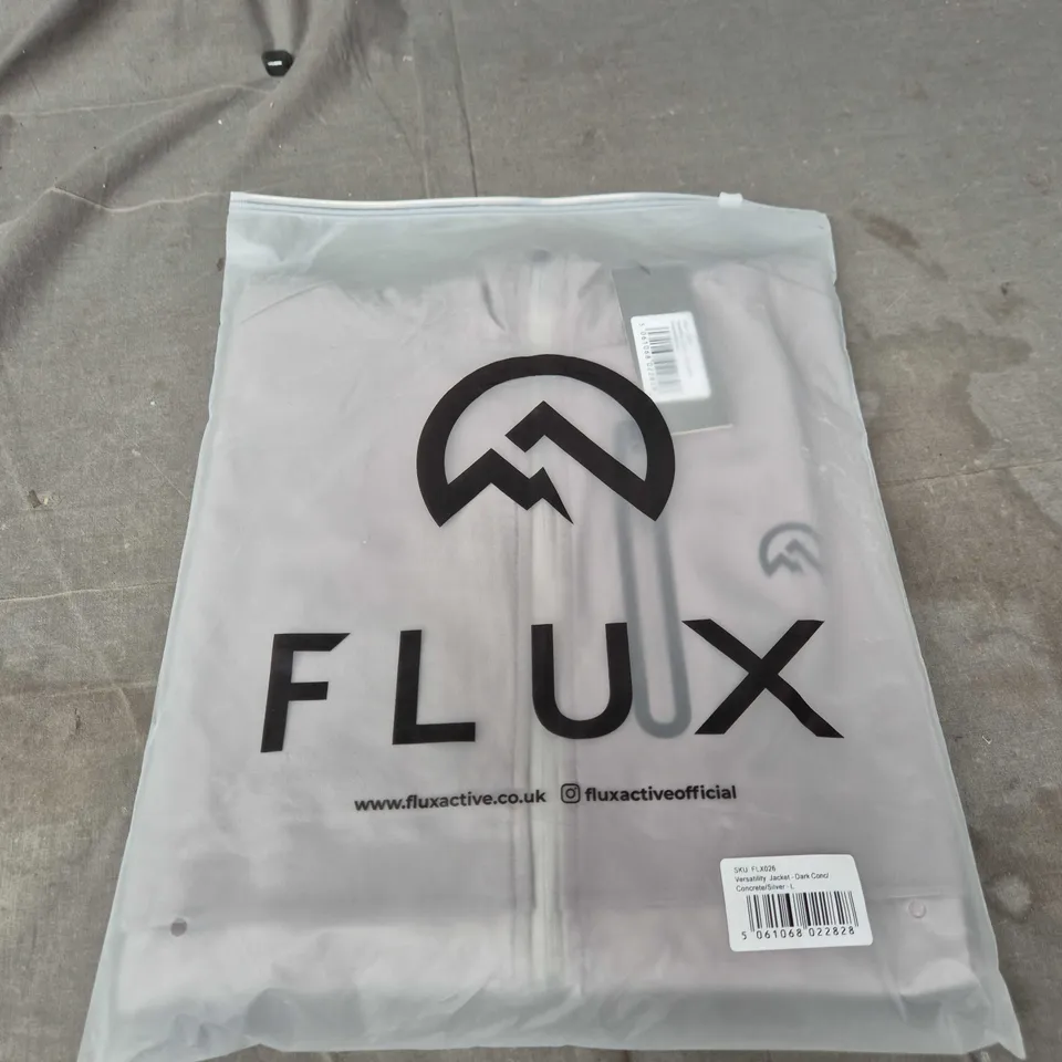 FLUX VERSATILITY JACKET - DARK CONCRETE / SILVER - UK L