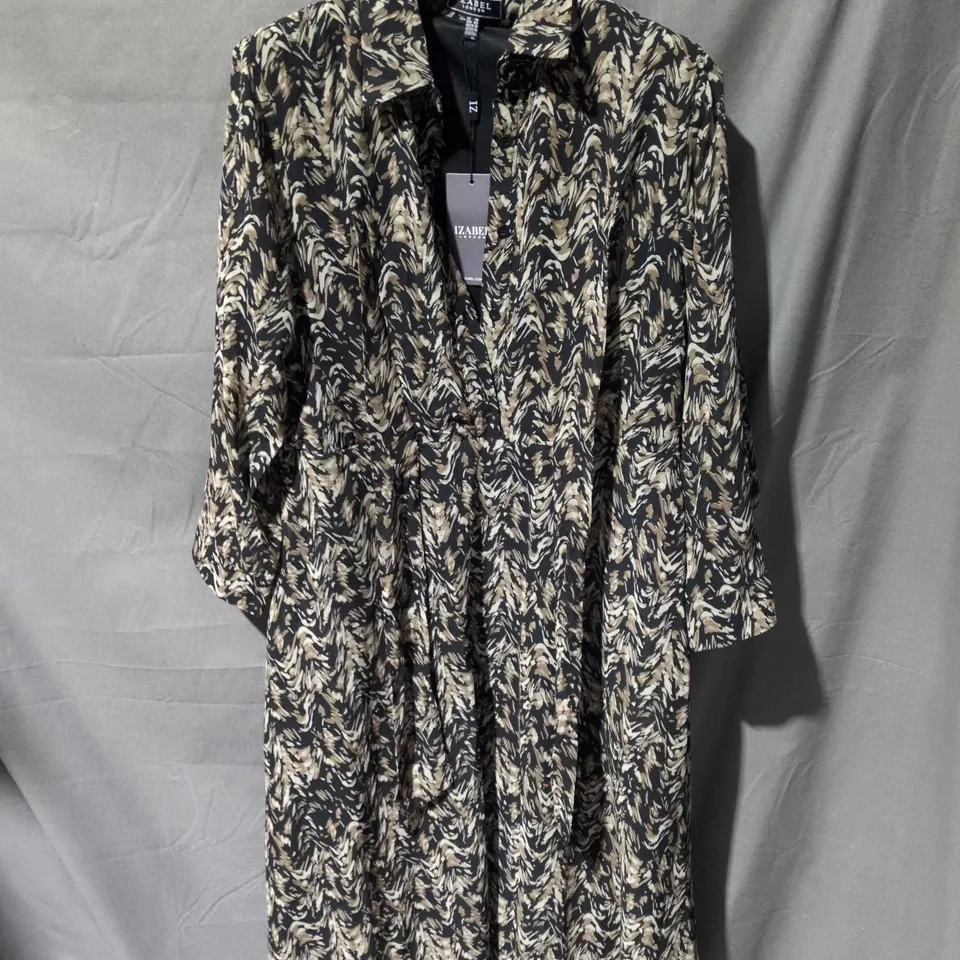 IZABEL LONDON WOMEN’S ANIMAL PRINT DRESS – UK 14