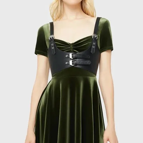 BRAND NEW BAGGED KILLSTAR AURALIFT DRESS GREEN SIZE XS