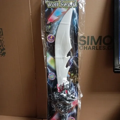 WOLF SWORD LIGHT & SOUND TOY SWORD - BOXED 