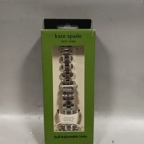 KATE SPADE NEW YORK SILVER APPLE STRAP