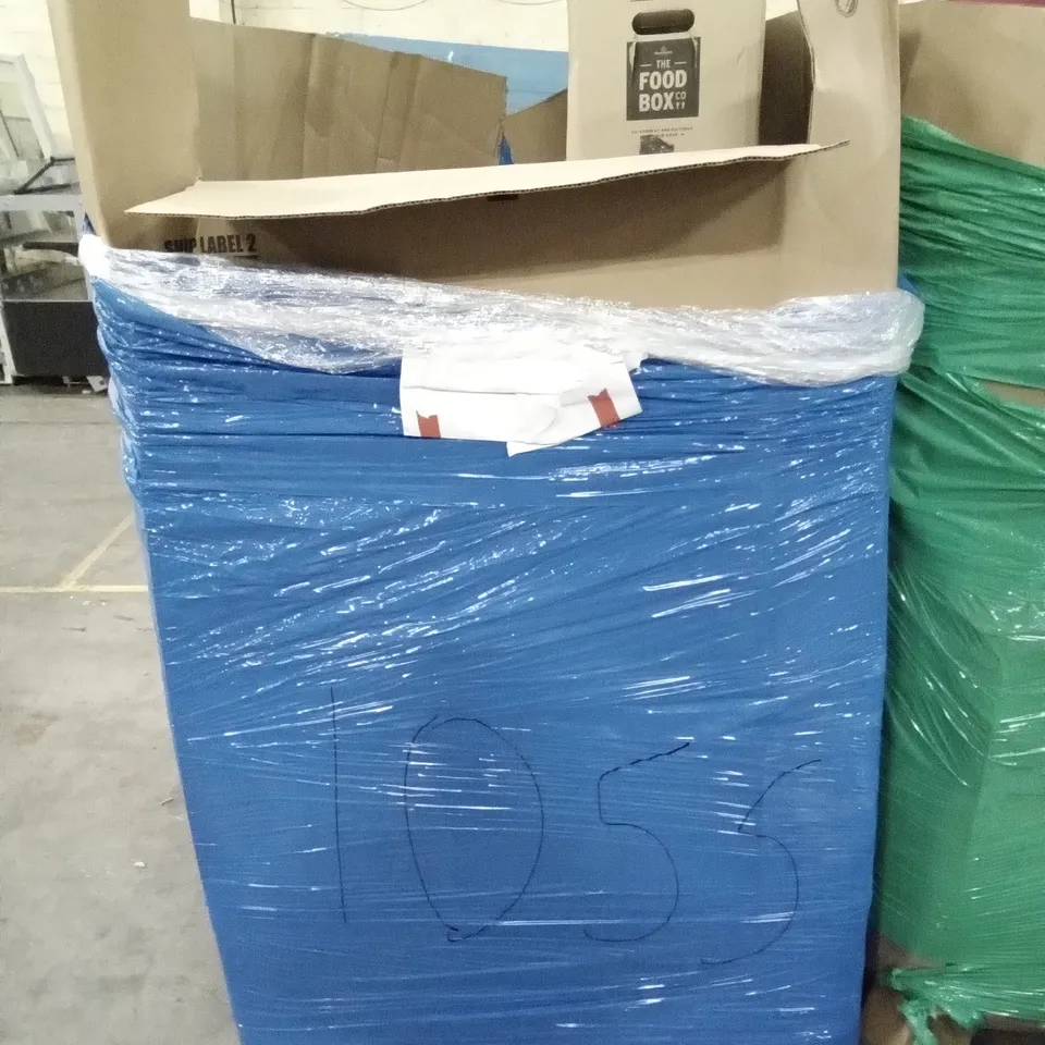 PALLET OF ASSORTED ITEMS INCLUDING STOREMIC TOILET SEAT, AIR FRYER, VECTOR RETRO GAMING MOUSE PAD, ACCSTORE WASHING MACHINE RACK, CAMPING TENT