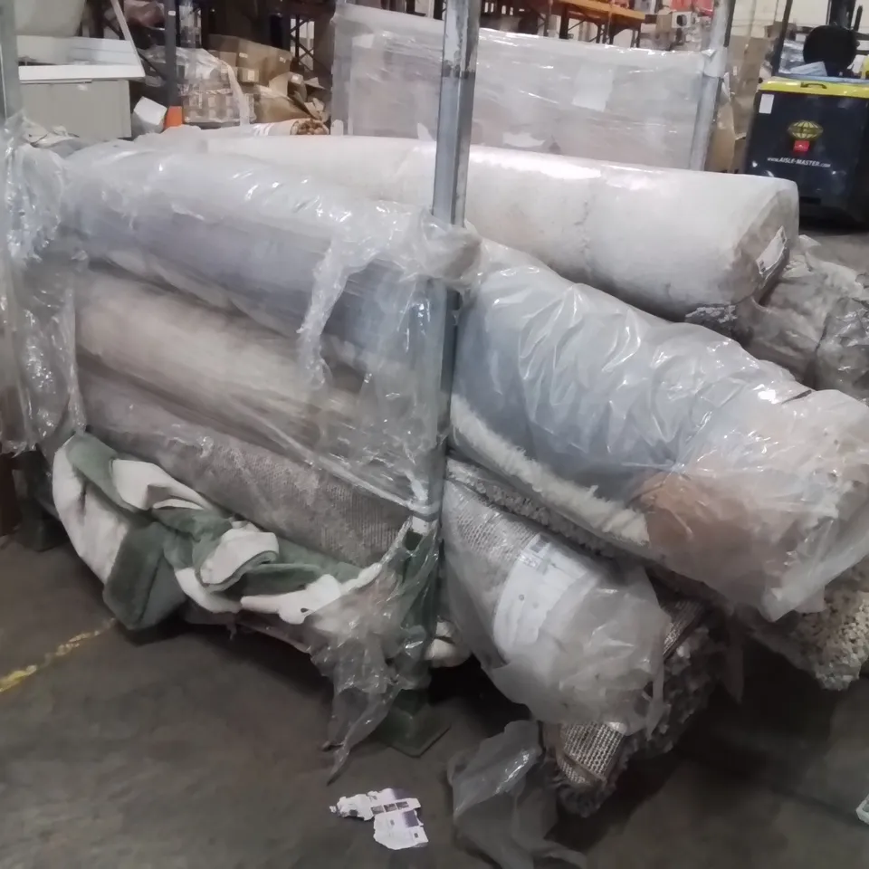 STILLAGE OF APPROXIMATELY 20 QUALITY DESIGNER RUGS