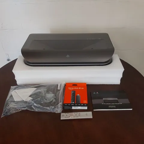 BOXED AWOL VISION LTV-2500 4K UHD ULTRA SHORT THROW TRIPLE LASER PROJECTOR WITH DOLBY VISION & ATMOS