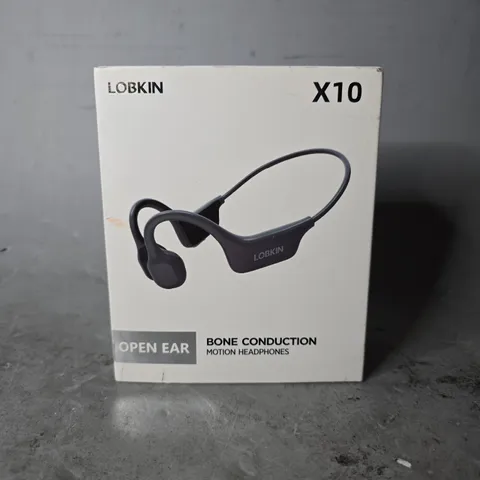 BOXED LOBKIN X10 OPEN EAR BONE CONDUCTION MOTION HEADPHONES 