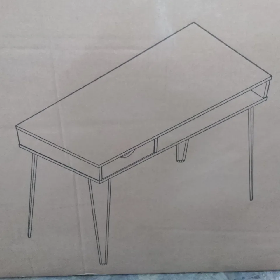 BOXED TABLE WITH DRAWERS