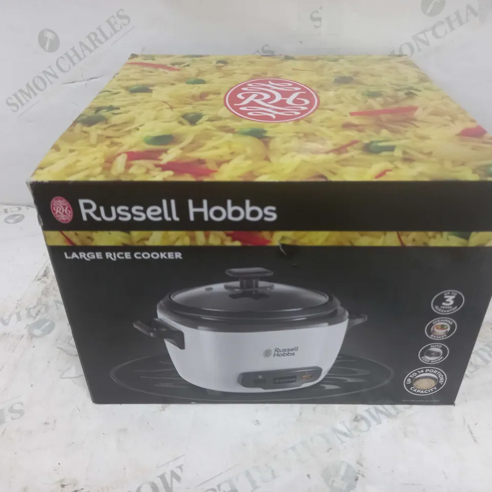 BOXED RUSSELL HOBBS LARGE RICE COOKER
