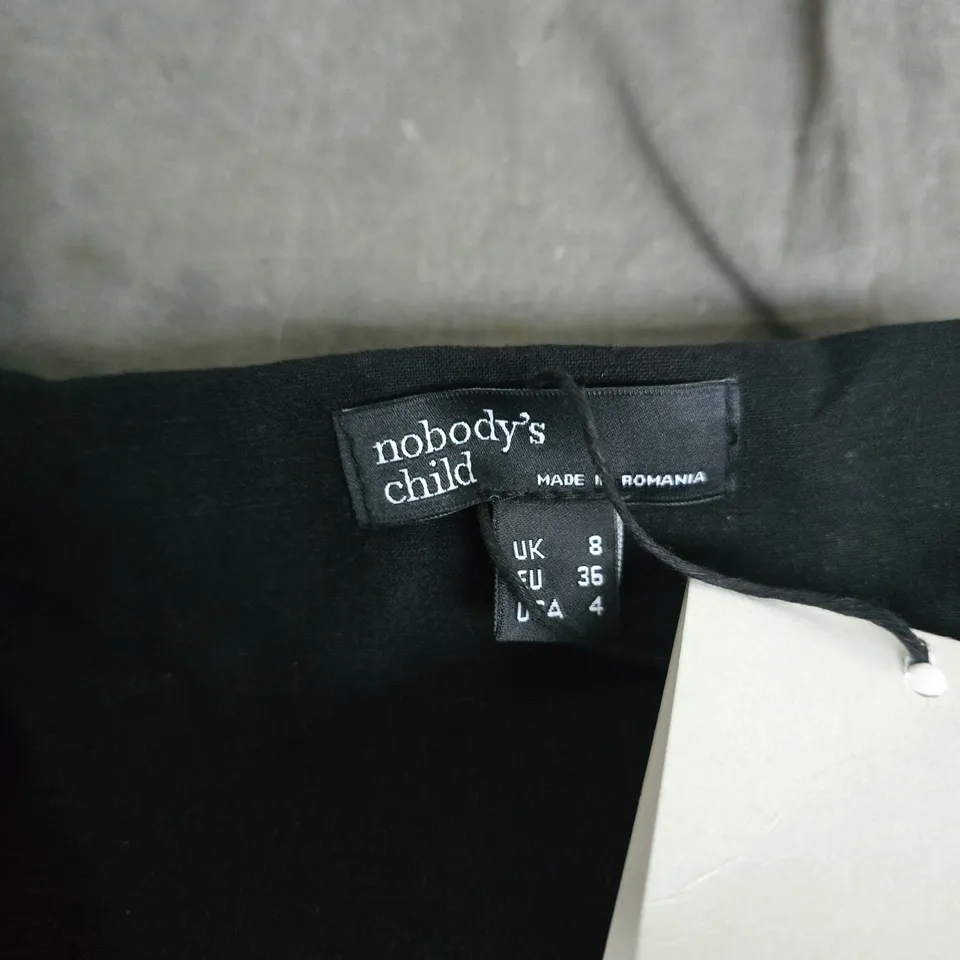 NOBODY'S CHILD WOMEN'S BLACK DRESS, UK 8 (EU 36, USA 4)