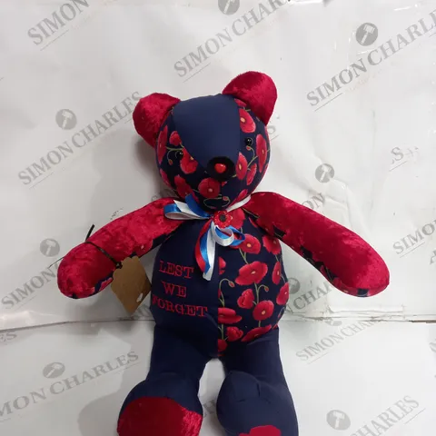 THE LEE RIGBY FOUNDATION LEST WE FORGET BEAR