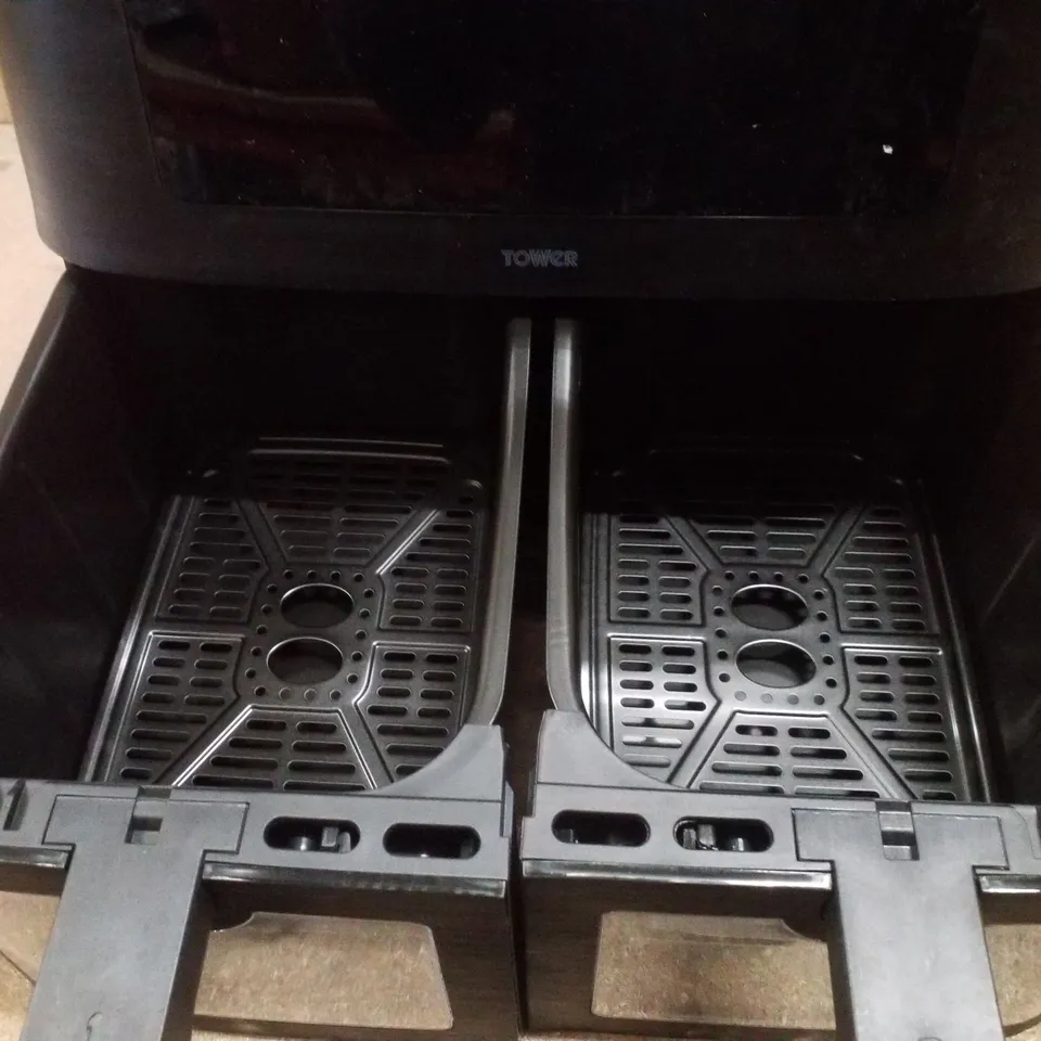 BOXED TOWER 8L DUAL BASKET AIR FRYER 