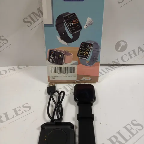 BOXED SMART FITNESS WATCH - BLACK