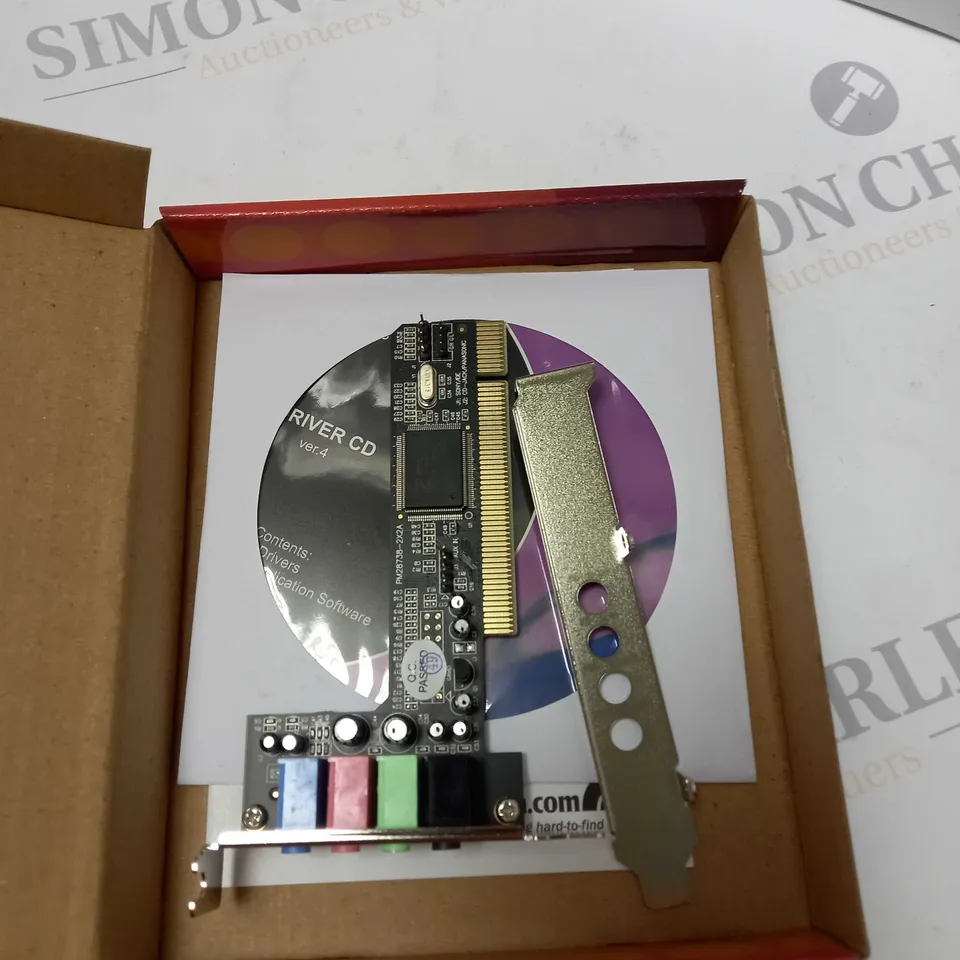 4 CHANNEL LOW PROFILE PCI SOUND ADAPTER CARD