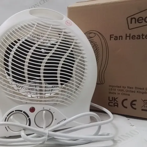BOXED NEO FAN HEATER IN WHITE