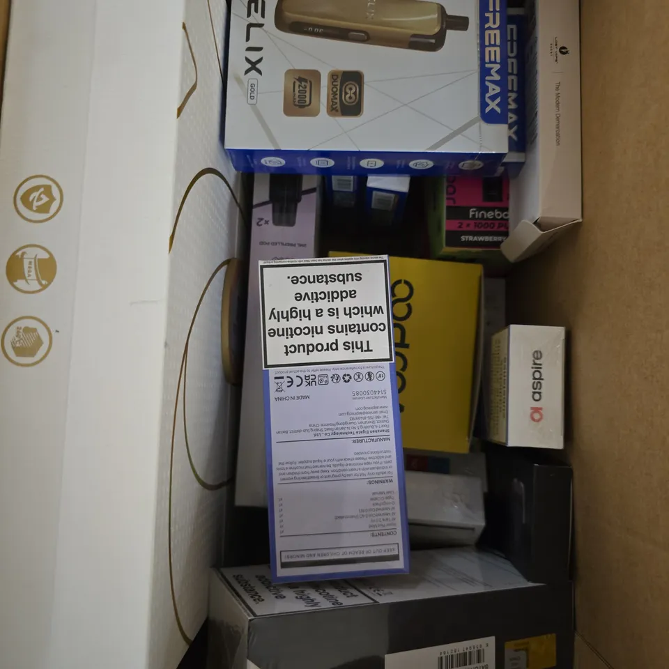 APPROXIMATELY 15 ASSORTED E-CIGARETTE PRODUCTS TO INCLUDE - ASPIRE, VOOPOO, IMPJAR ETC