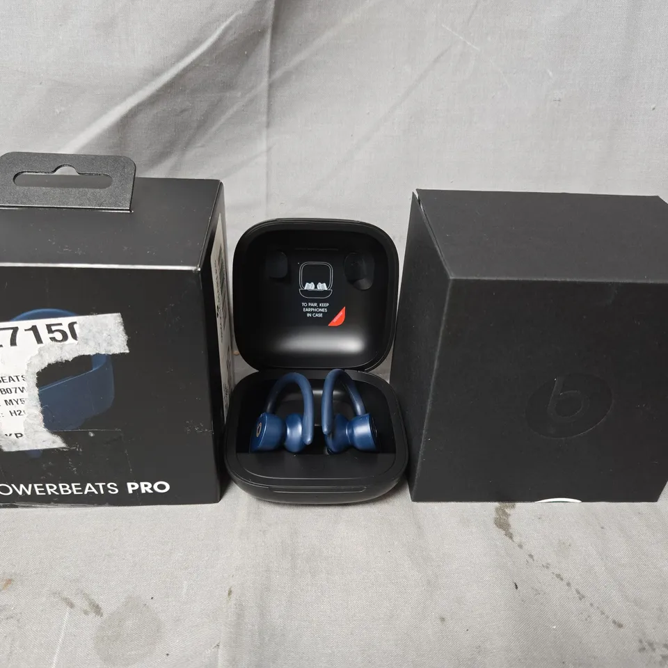 BEATS POWERBEATS PRO WIRELESS EARPHONES – BLUE, IN CHARGING CASE
